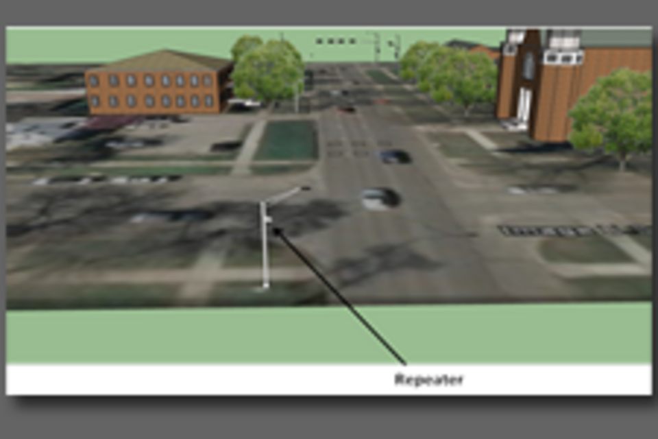 rendering of intersection